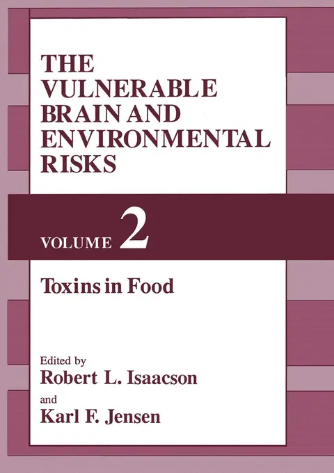 Cover of The Vulnerable Brain and Environmental Risks