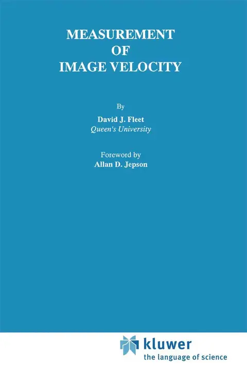Cover of Measurement of Image Velocity