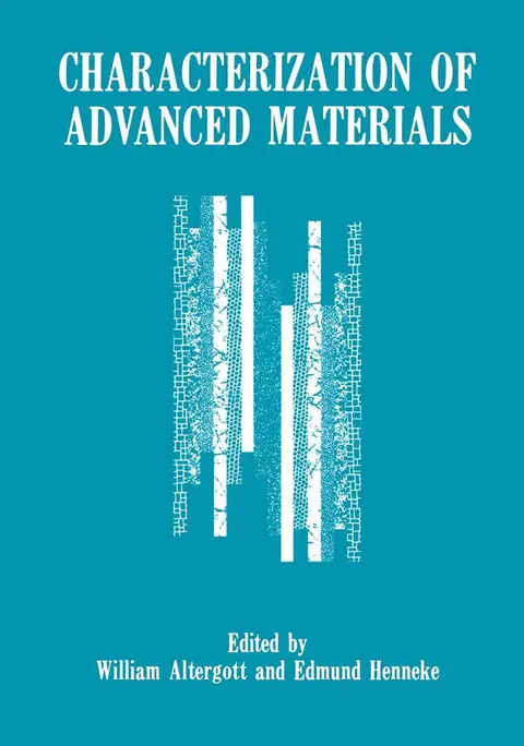 Cover of Characterization of Advanced Materials