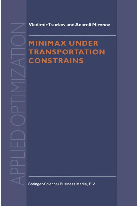Cover of Minimax Under Transportation Constrains