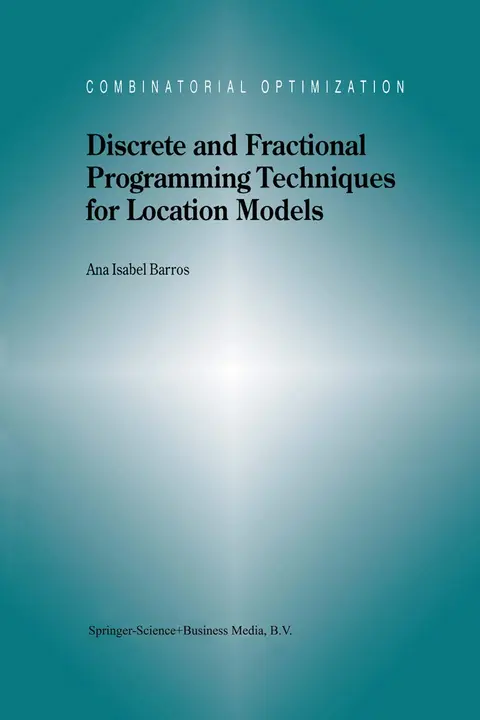 Cover of Discrete and Fractional Programming Techniques for Location Models