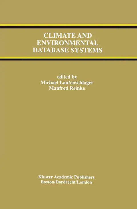 Cover of Climate and Environmental Database Systems