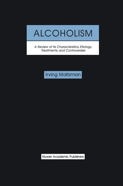 Cover of Alcoholism