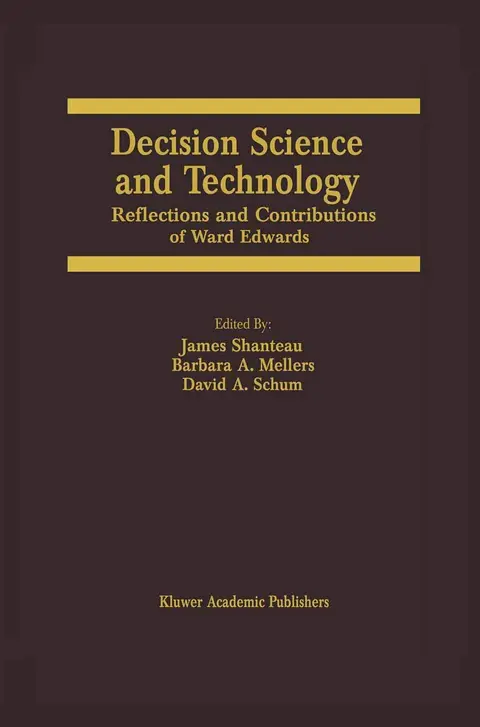 Cover of Decision Science and Technology