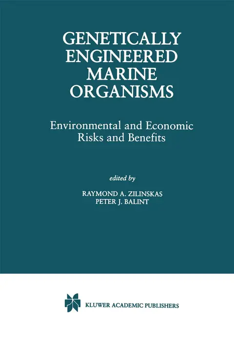 Cover of Genetically Engineered Marine Organisms