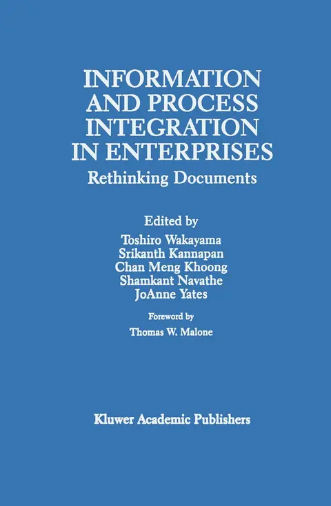 Cover of Information and Process Integration in Enterprises