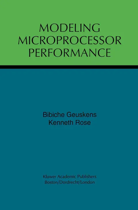 Cover of Modeling Microprocessor Performance