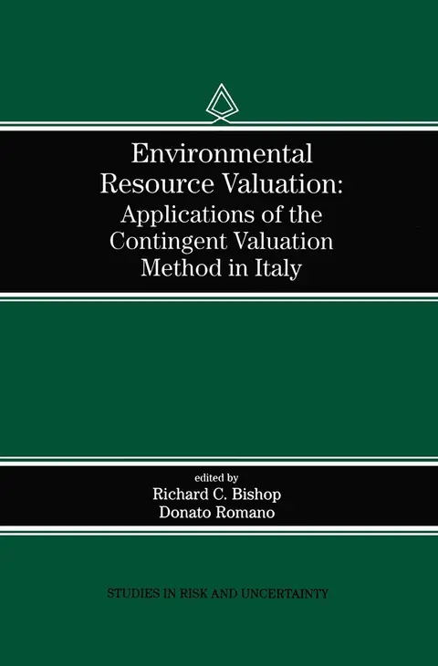 Cover of Environmental Resource Valuation
