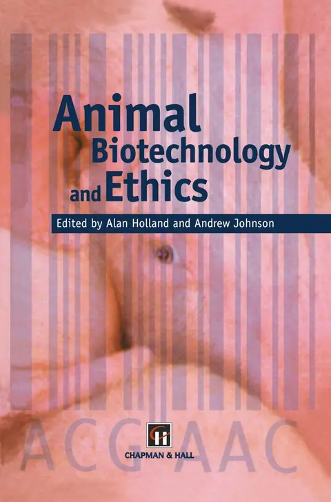 Cover of Animal Biotechnology and Ethics