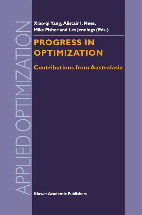 Cover of Progress in Optimization