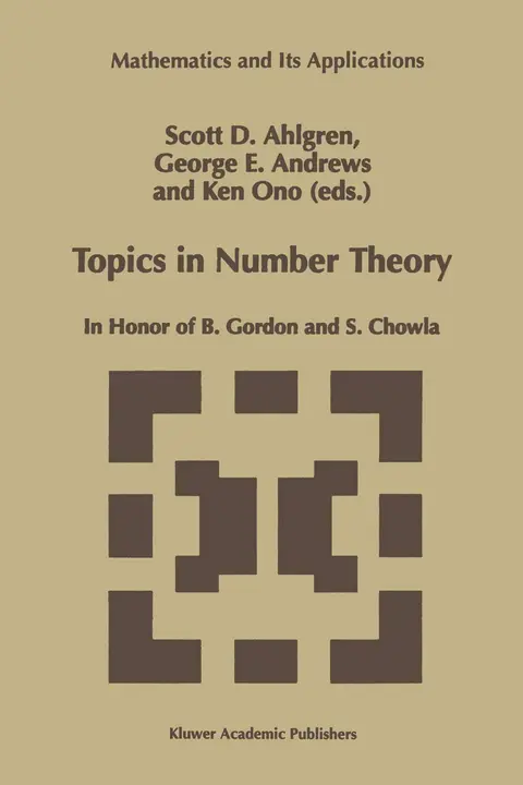 Cover of Topics in Number Theory