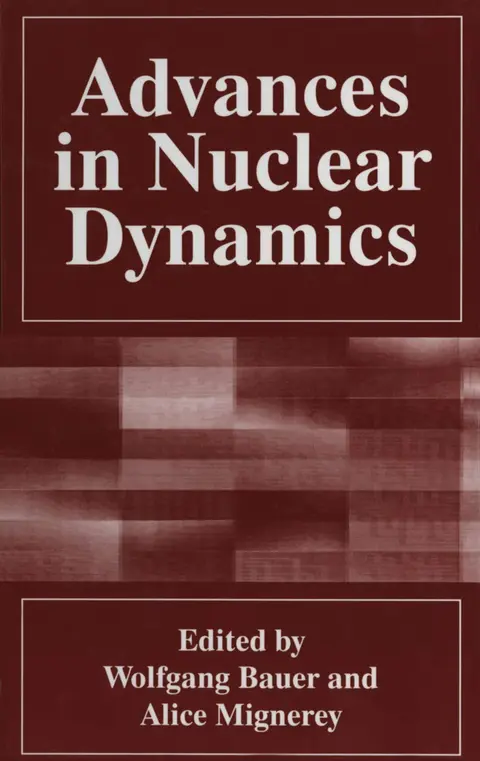 Cover of Advances in Nuclear Dynamics