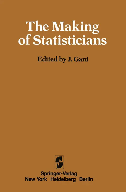 Cover of The Making of Statisticians