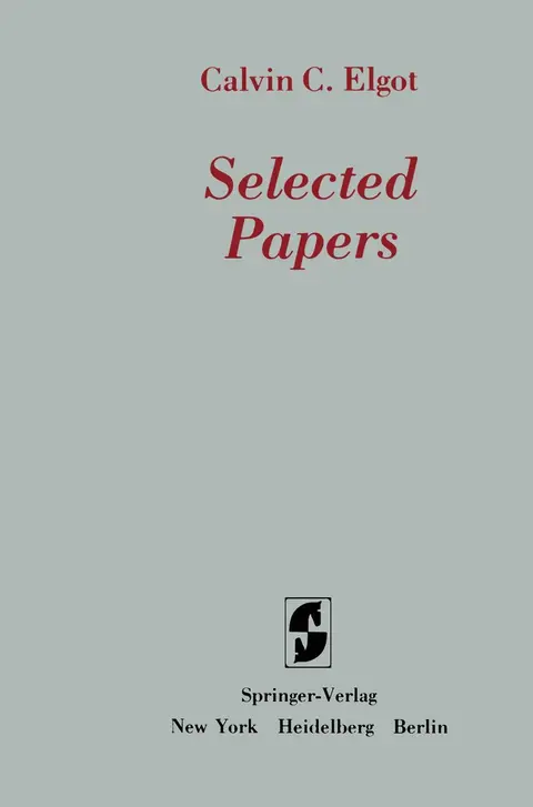 Cover of Selected Papers