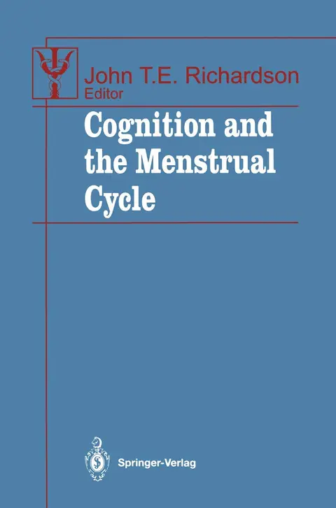 Cover of Cognition and the Menstrual Cycle