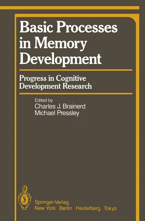 Cover of Basic Processes in Memory Development