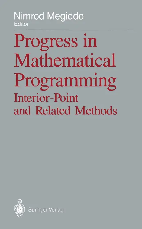 Cover of Progress in Mathematical Programming