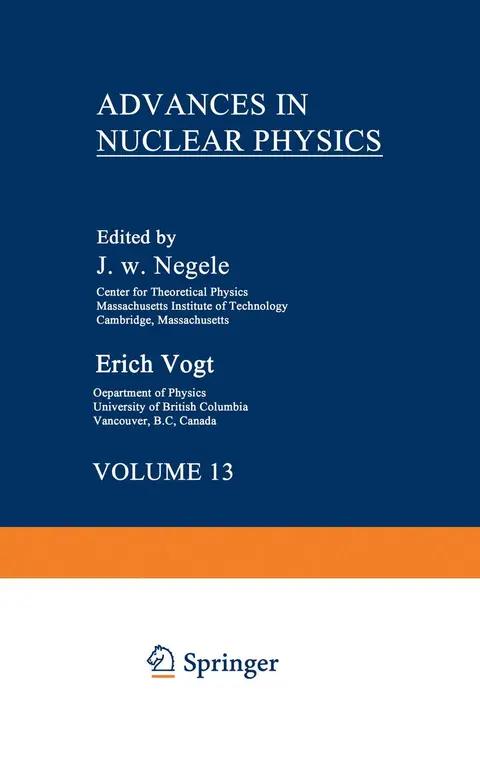 Cover of Advances in Nuclear Physics