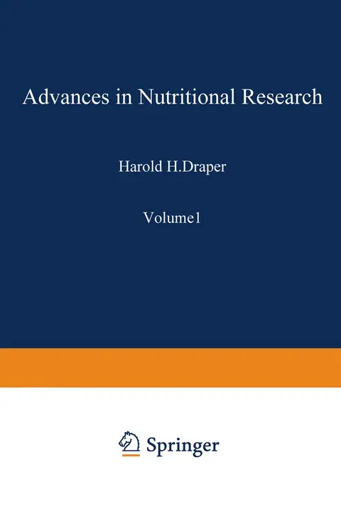 Cover of Advances in Nutritional Research