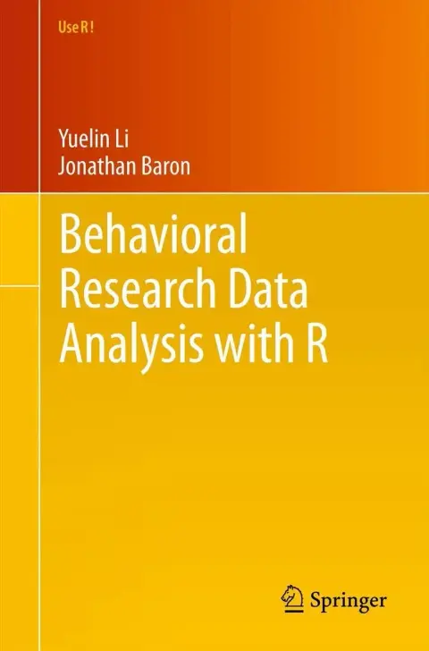 Cover of Behavioral Research Data Analysis with R