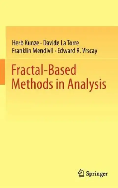Cover of Fractal-Based Methods in Analysis