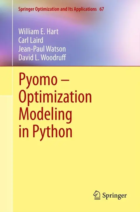 Cover of Pyomo – Optimization Modeling in Python