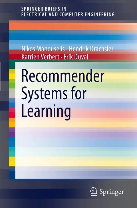 Cover of Recommender Systems for Learning
