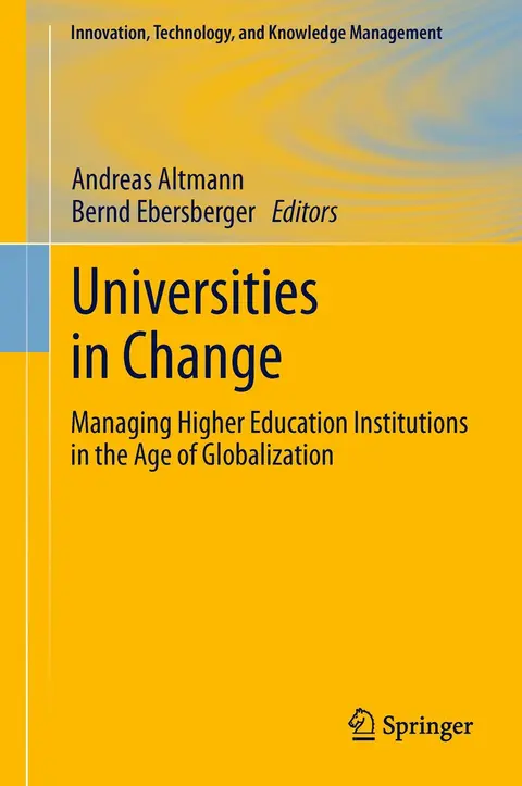 Cover of Universities in Change