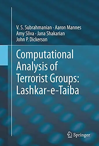 Cover of Computational Analysis of Terrorist Groups