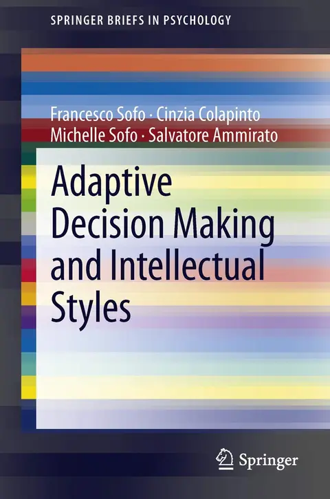Cover of Adaptive Decision Making and Intellectual Styles