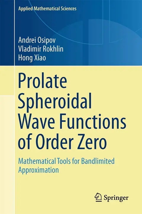 Cover of Prolate Spheroidal Wave Functions of Order Zero