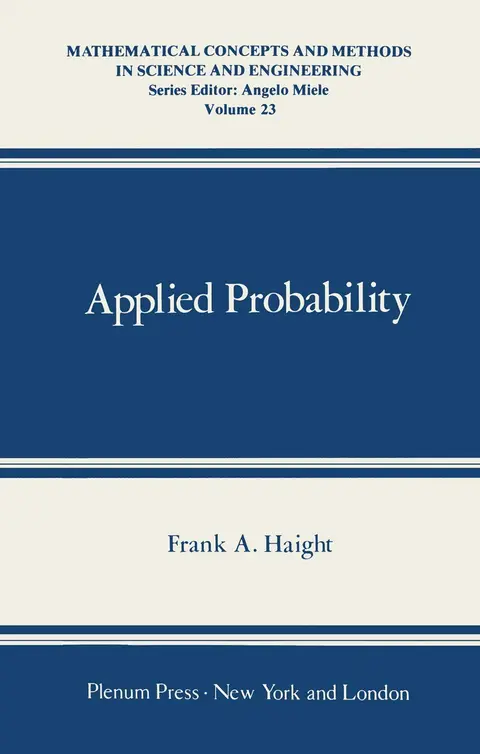 Cover of Applied Probability