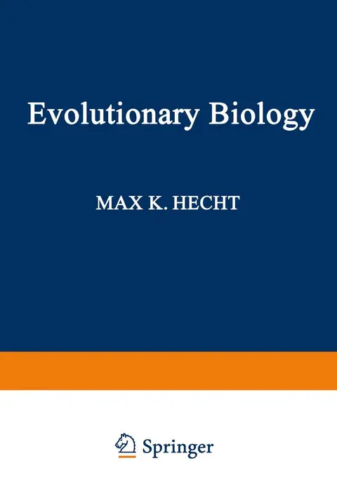 Cover of Evolutionary Biology