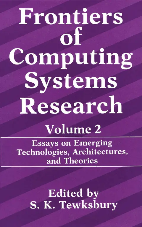 Cover of Frontiers of Computing Systems Research