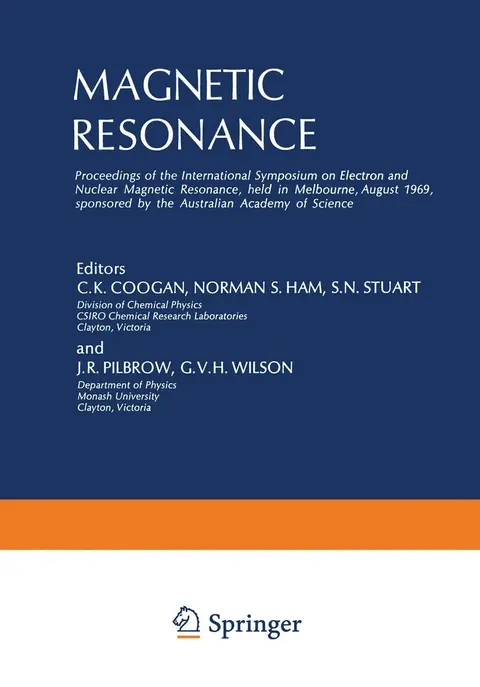 Cover of Magnetic Resonance