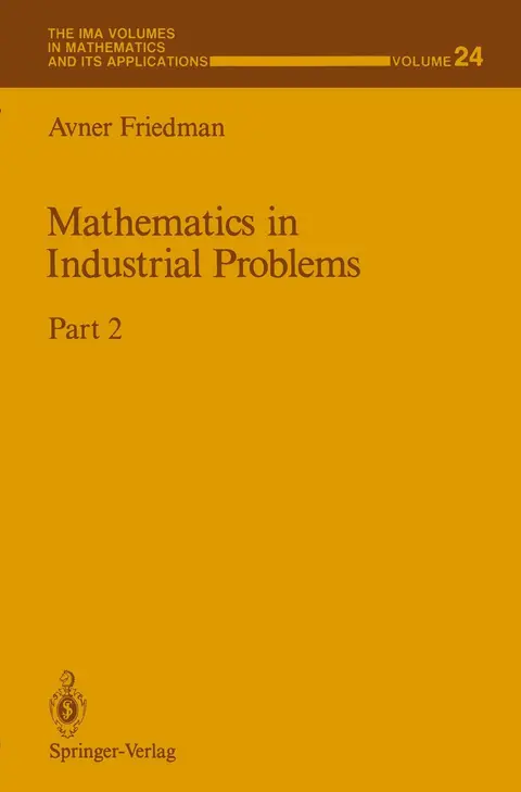 Cover of Mathematics in Industrial Problems