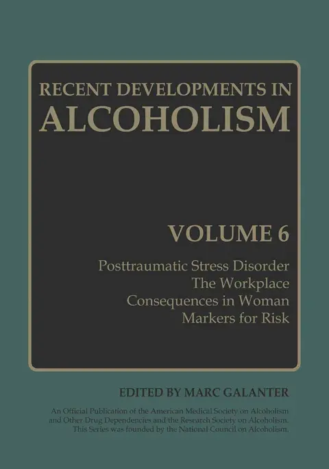 Cover of Recent Developments in Alcoholism