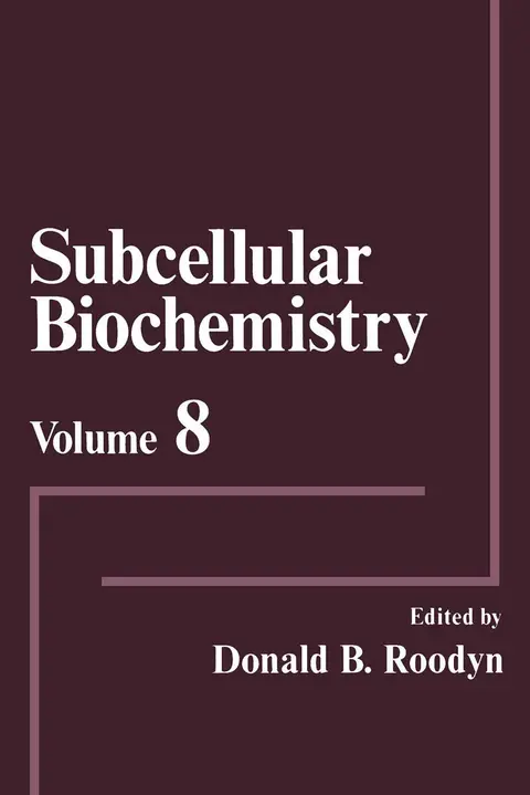 Cover of Subcellular Biochemistry