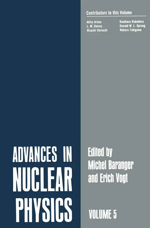 Cover of Advances in Nuclear Physics