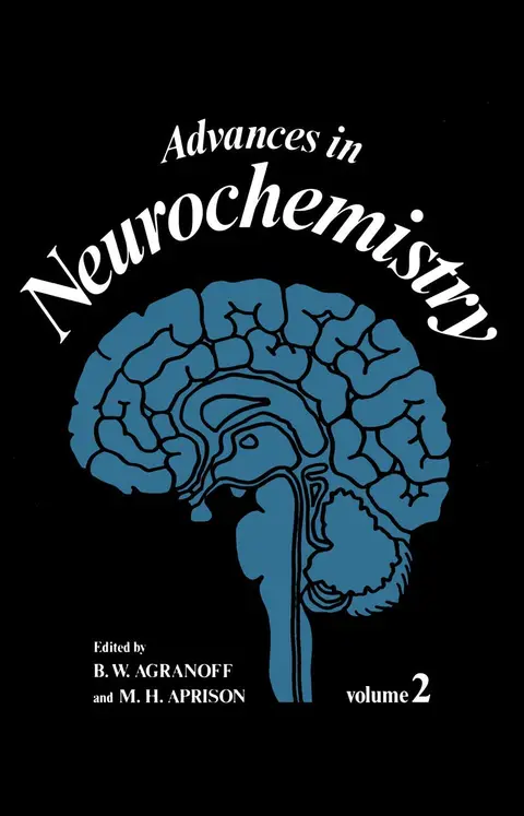 Cover of Advances in Neurochemistry
