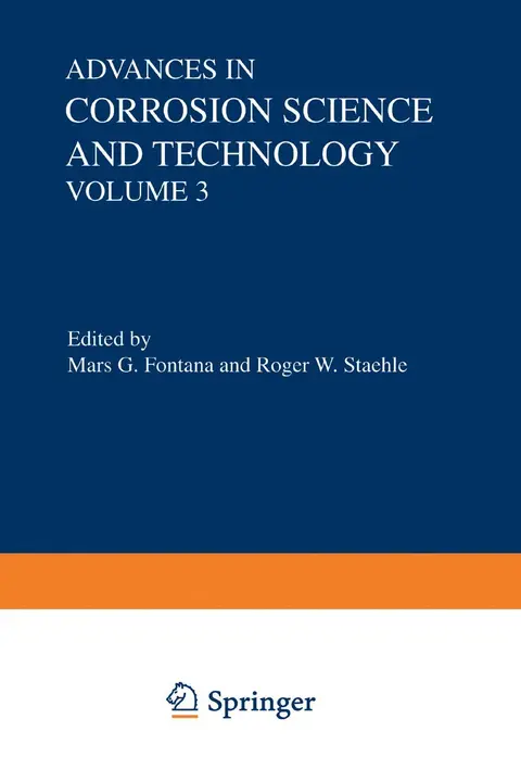 Cover of Advances in Corrosion Science and Technology