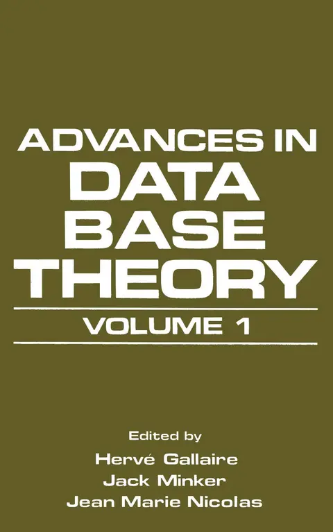 Cover of Advances in Data Base Theory