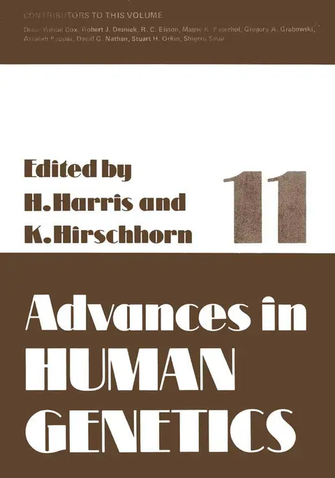 Cover of Advances in Human Genetics 11