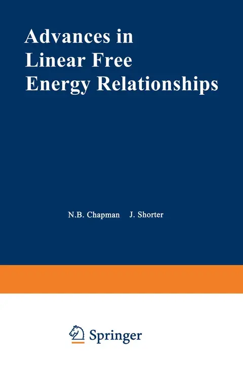 Cover of Advances in Linear Free Energy Relationships