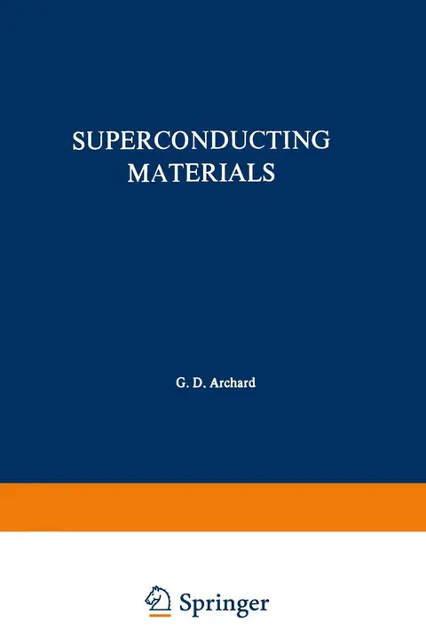 Cover of Superconducting Materials