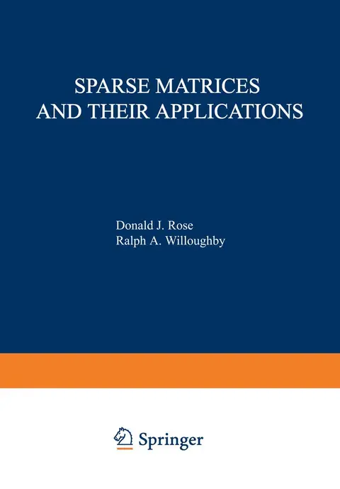 Cover of Sparse Matrices and their Applications