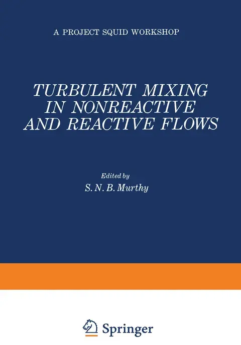 Cover of Turbulent Mixing in Nonreactive and Reactive Flows