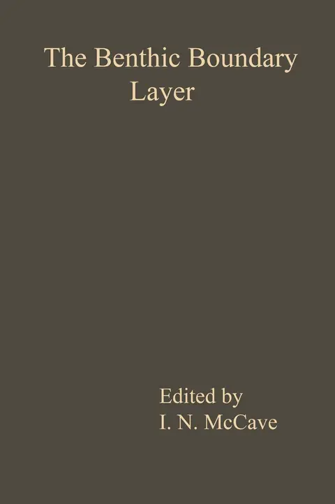 Cover of The Benthic Boundary Layer