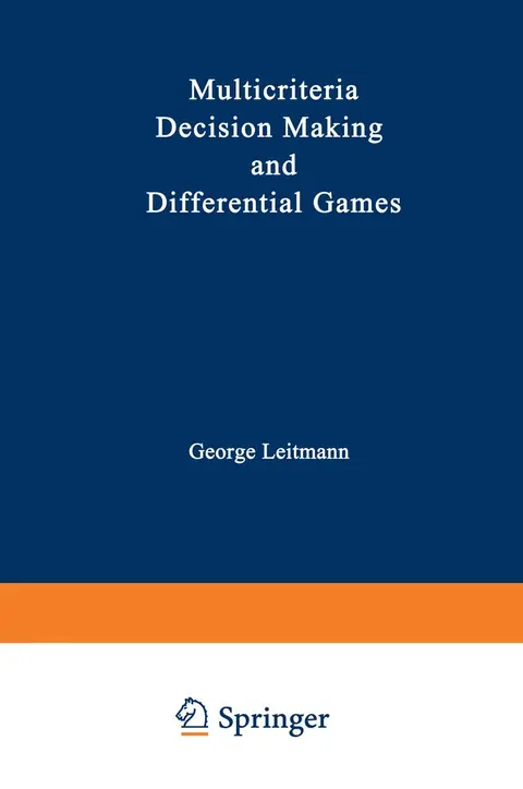 Cover of Multicriteria Decision Making and Differential Games