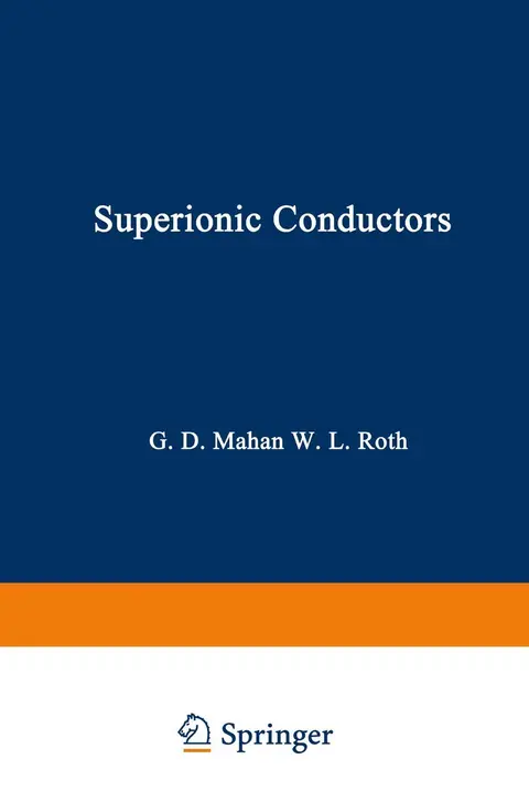 Cover of Superionic Conductors
